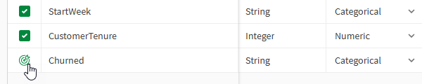 Klicka för att visa i full storlek Tabellrad för valt mål.