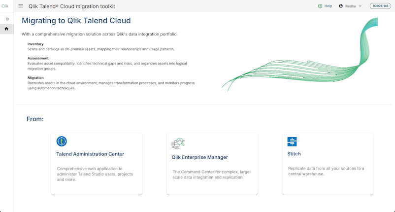 Vereinheitlichte Landing Page.