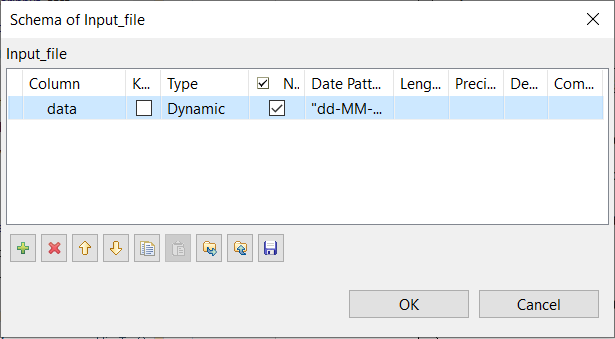 Screenshot of the schema editor.