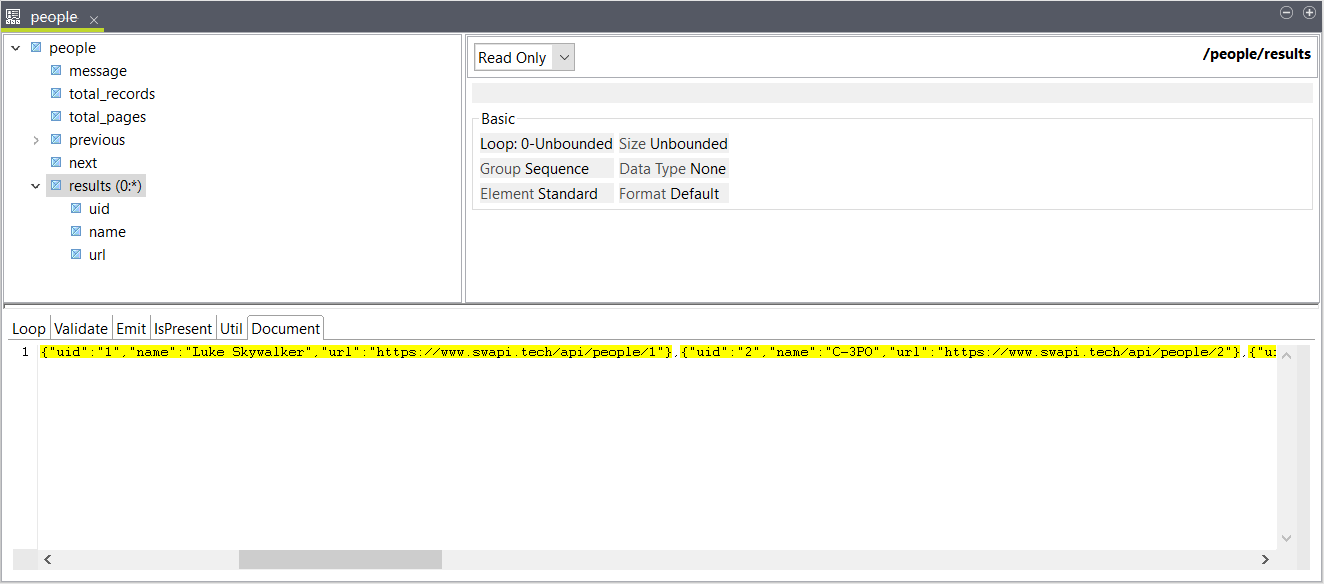 Creating A JSON Structure From An API Response Help