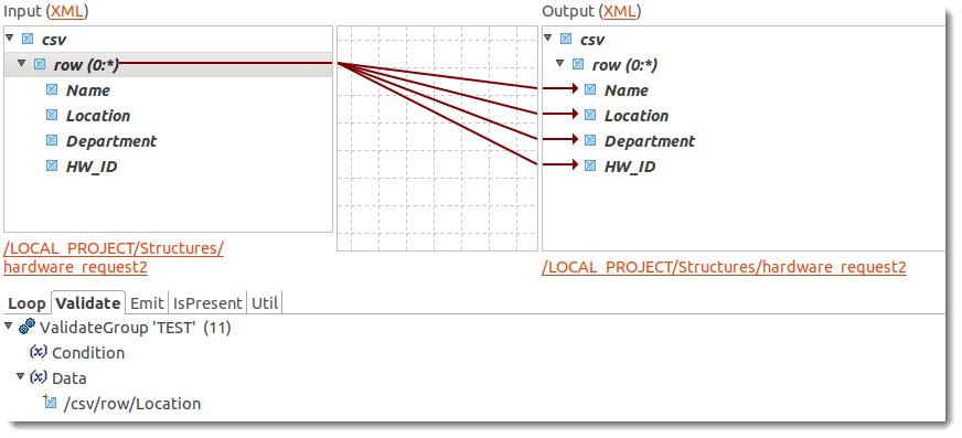 Example of the Location input element.