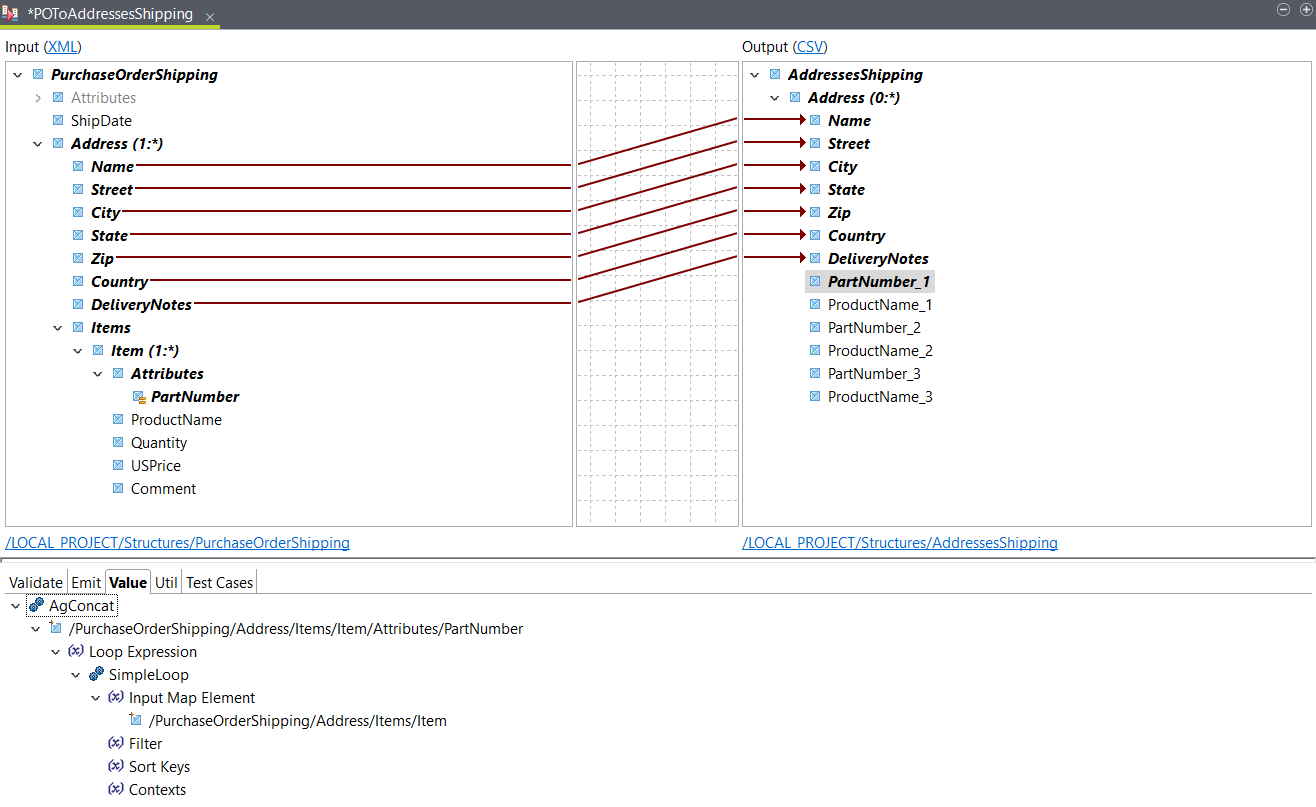 Use of AgConcat function.