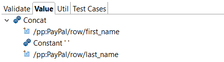 Value tab.