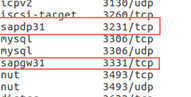 In this example, the value of sapgw31 is 3331/tcp.