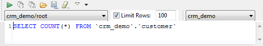 Query opened in the Data Explorer perspective.