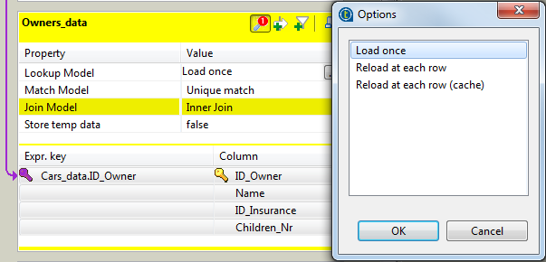 Options dialog box.