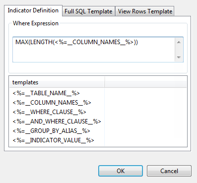 Overview of the Edit expression dialog box.