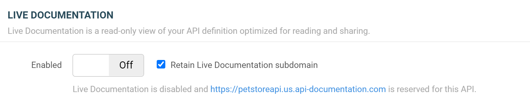 Configuration de la documentation en temps réel.