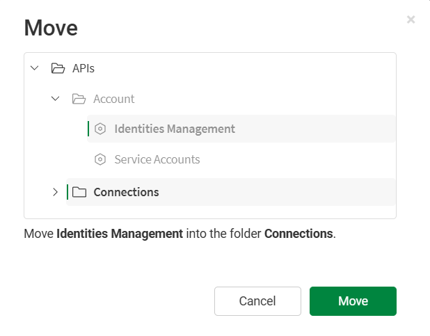 Boîte de dialogue Move (Déplacer).