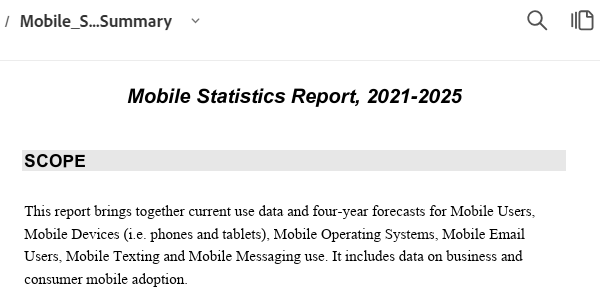 Texte d'introduction du fichier PDF à récupérer et résumer.