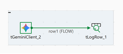 Vue d'ensemble du Job dans le Studio.