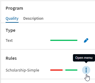 Icône Open menu (Ouvrir le menu) dans la barre de statistiques.