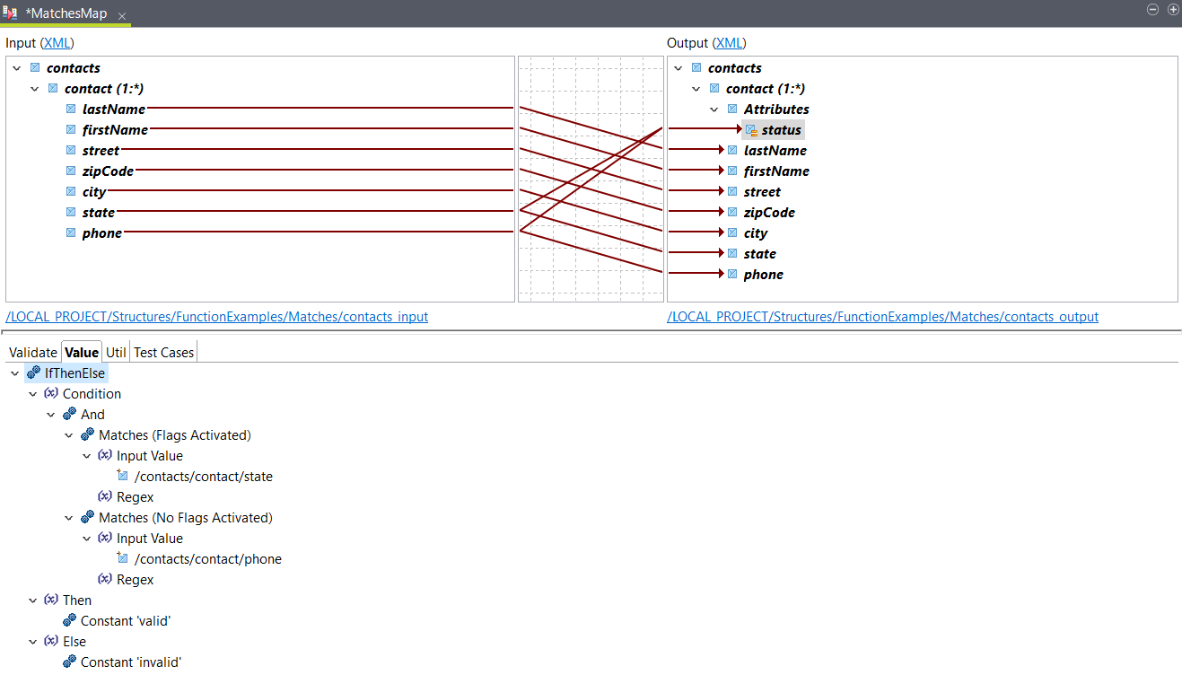 Résultat de la map.