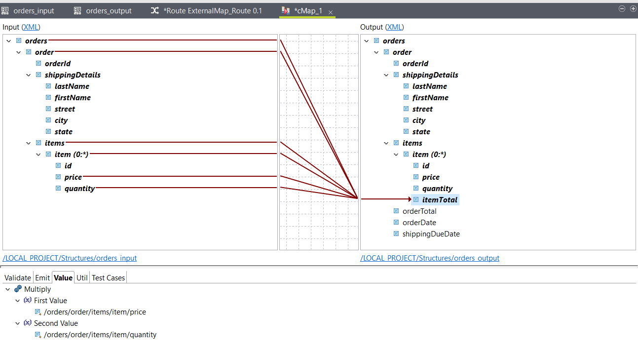 Placement des éléments.