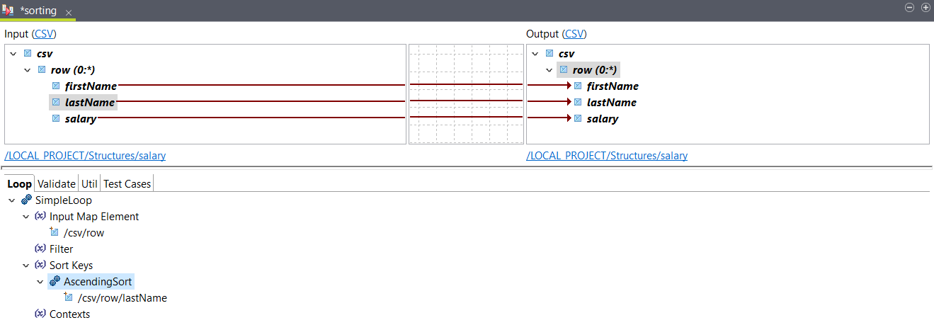 Résultat de la map.
