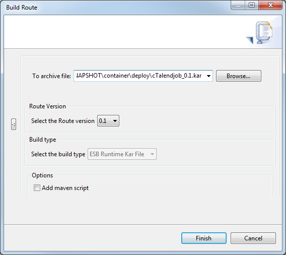 Assistant Build Route (Construire la Route).