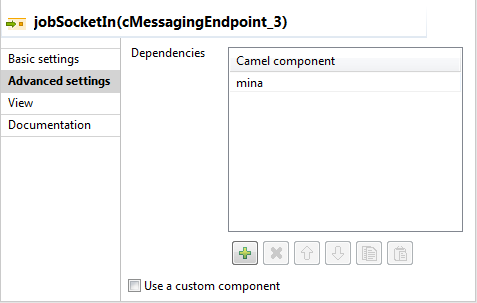 Vue Advanced settings (Paramètres avancés).