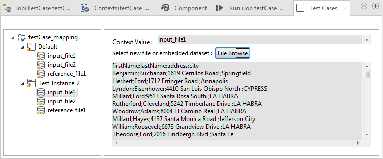 Vue Test Cases (Scénarios de test).