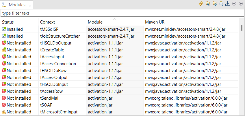 Vue Modules.