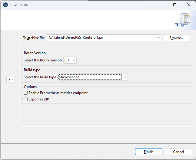 Construire la Route vers un microservice.