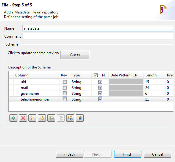 Boîte de dialogue File - Step 5 of 5 (Fichier - Étape 5 sur 5).