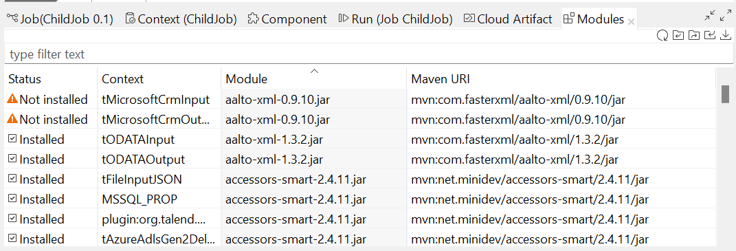 Vue Modules.