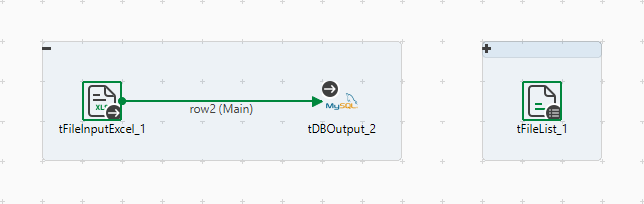 Job dans l'espace de modélisation graphique.