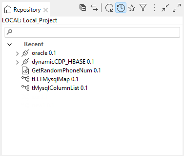 Vue Recent Repository.
