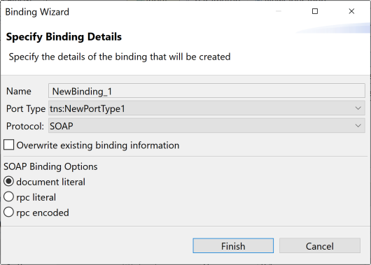 Binding Wizard (Assistant Binding).