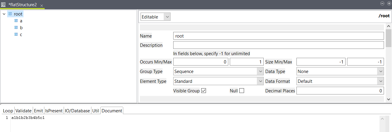 エレメントの作成。