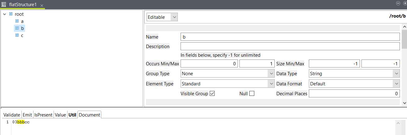ストラクチャー結果。