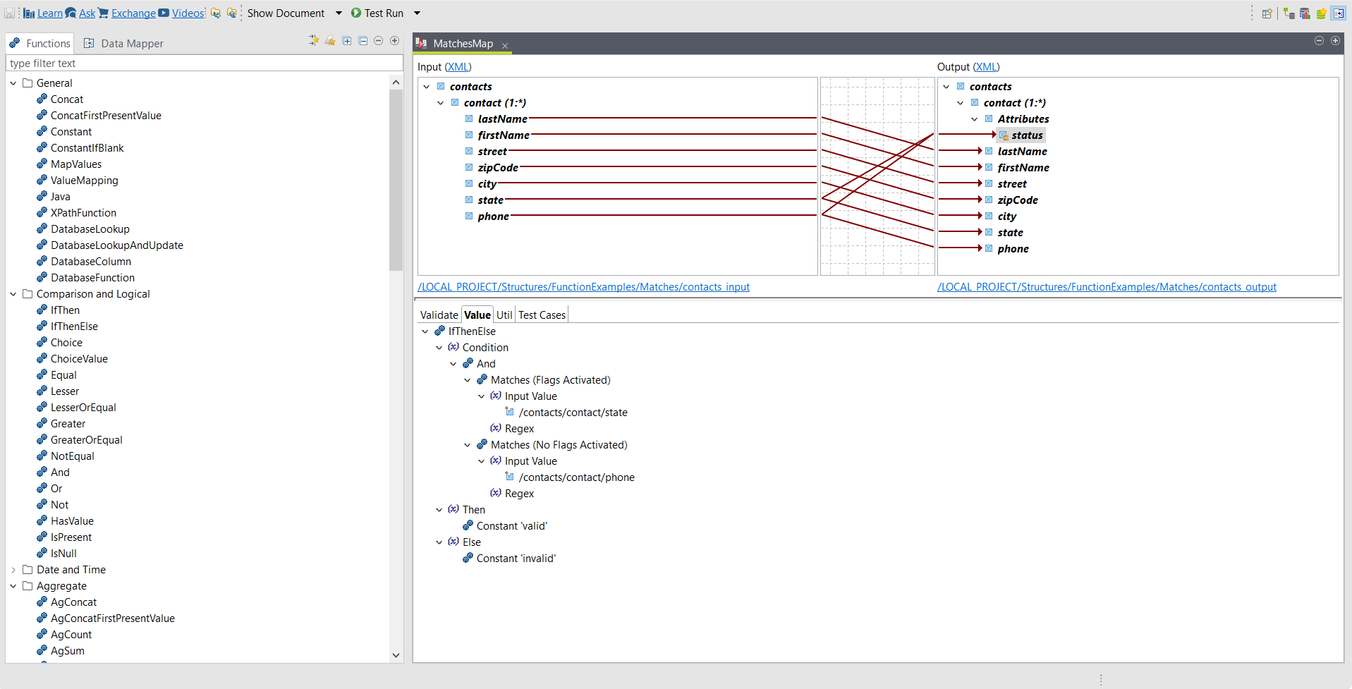 マップの概要。