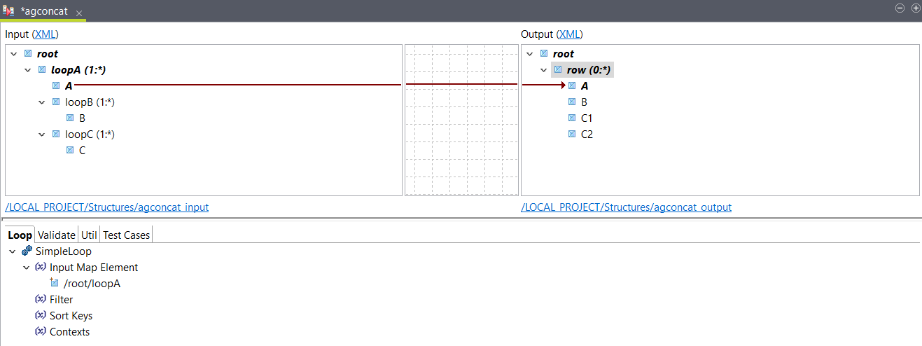 ループ式の作成。