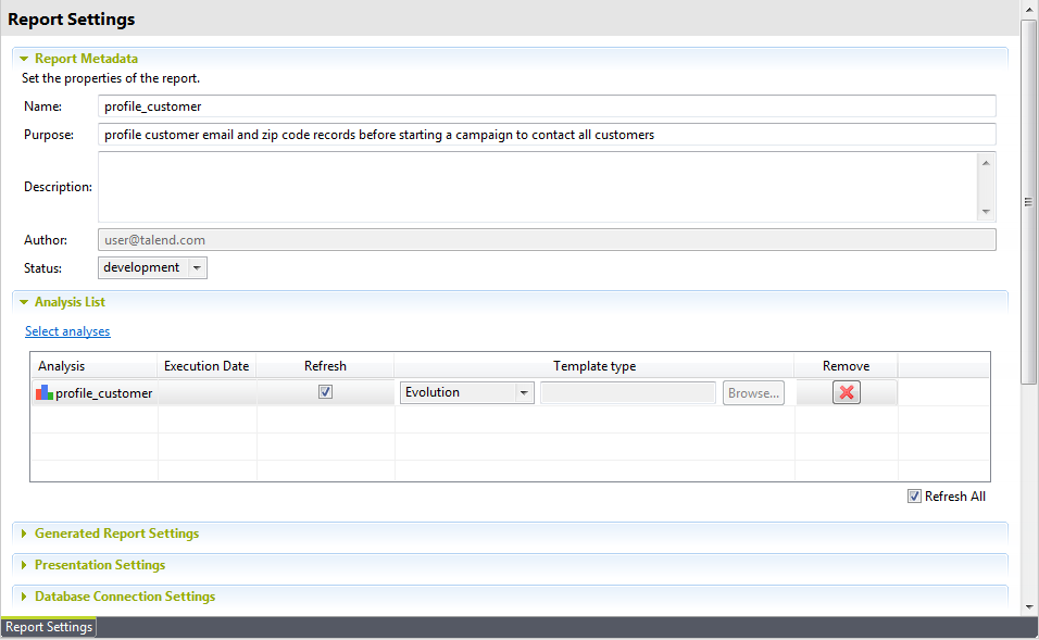 [分析リスト]セクション