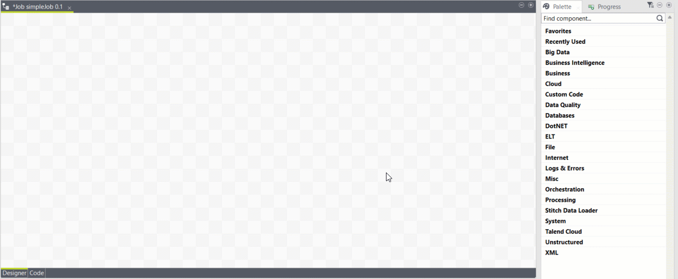 Talend Studioジョブ