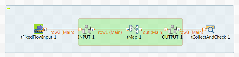 Spark Test Skeletonを表すSparkジョブ。