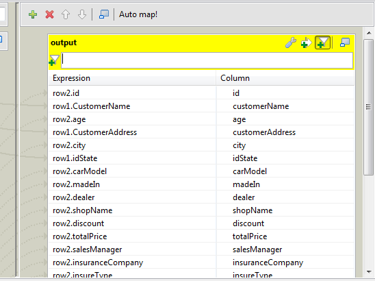 [Location of the Enable/disable column name filter] (カラム名フィルターを有効化/無効化)アイコンの場所。