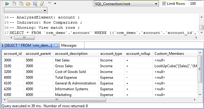 2つのセットでマッチする行の数。