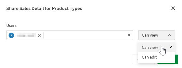 Fare clic per visualizzare a dimensioni complete Condivisione di una nota con un membro dello spazio utilizzando la finestra di dialogo 'Utenti'