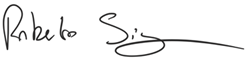 Podpis Roberta Sigony